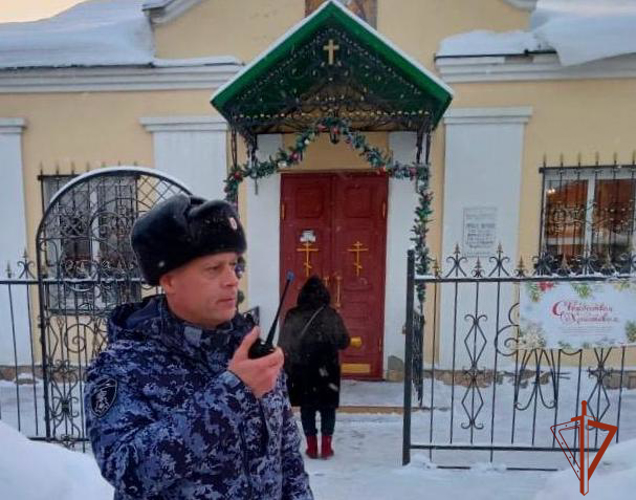 Росгвардейцы приняли участие в мероприятиях, посвящённых празднику Крещения Господня