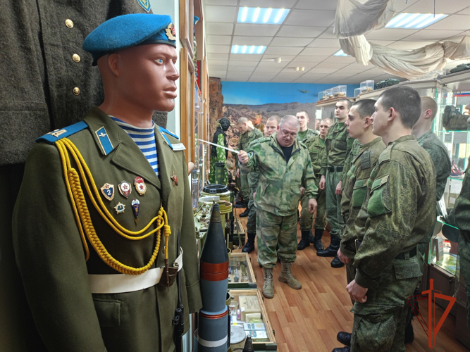В Омске военнослужащие  воинской части Росгвардии  посетили музей «Ветеранов  Афганистана и локальных конфликтов»