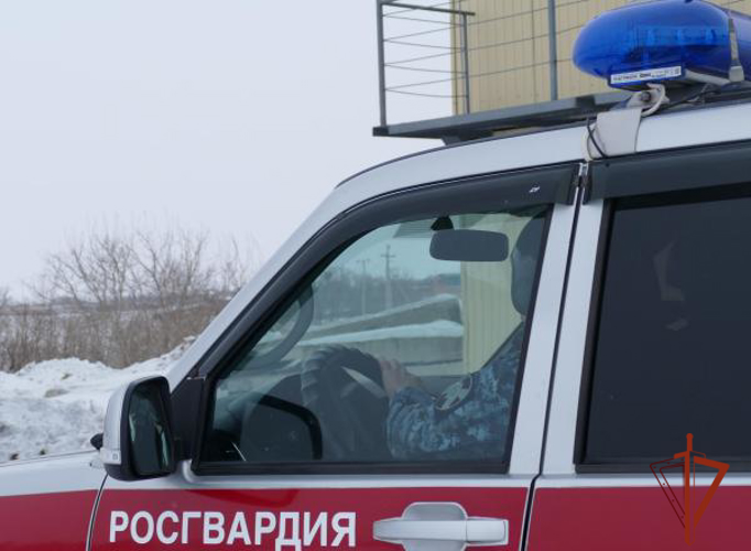 Сотрудники Росгвардии пресекли опасное движение автомобиля под управлением нетрезвого водителя в Омской области