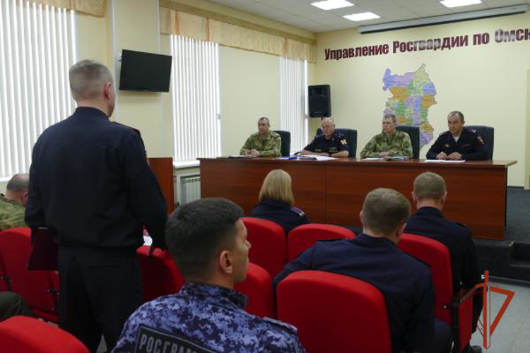 В Управлении Росгвардии по Омской области прошло заседание оперативного штаба