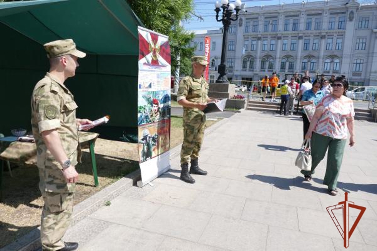 Росгвардейцы приняли участие в патриотическом проекте «Наша Победа» в Омске
