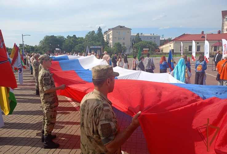 Росгвардейцы приняли участие в открытии межнационального проекта «Мы-Россия» в Омске