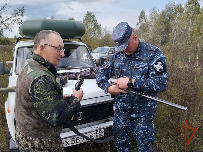 Сотрудники Росгвардии провели оперативно-профилактическое мероприятие «Охота»