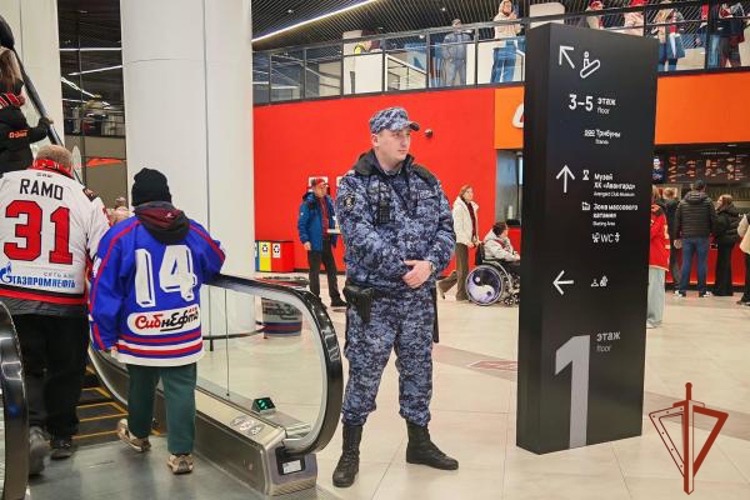 Росгвардия обеспечила правопорядок во время хоккейных матчей чемпионата КХЛ в Омске
