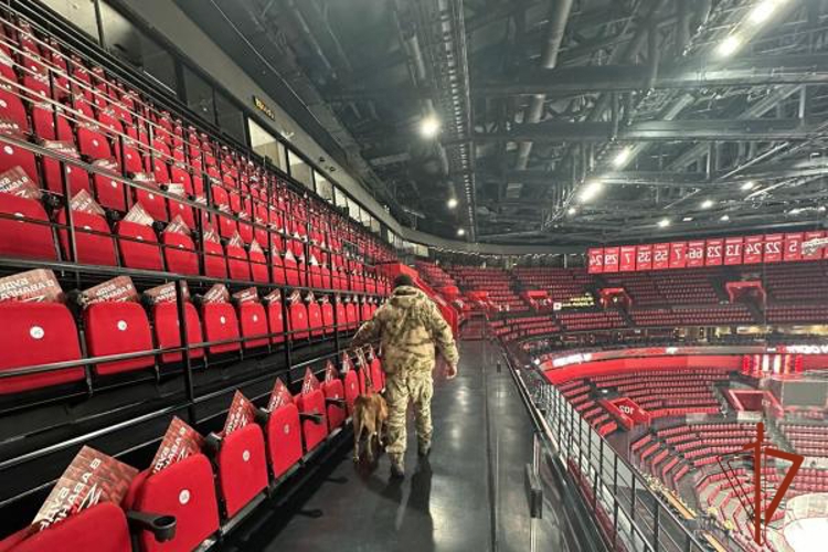 Росгвардия обеспечила правопорядок во время хоккейных матчей чемпионата КХЛ в Омске