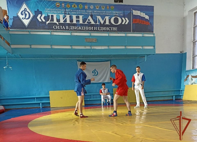 Военнослужащие Росгвардии стали призерами на чемпионате по самбо регионального  общества «Динамо» в Омске
