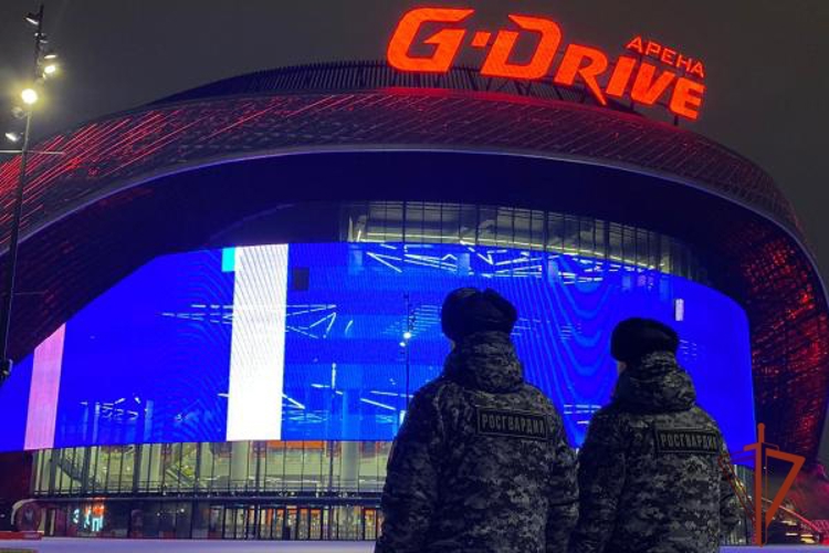 Правопорядок на матчах чемпионата КХЛ в Омске обеспечили  сотрудники Росгвардии
