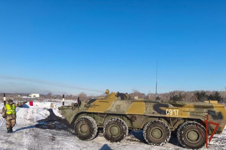 В  Омске завершился выпуск курсантов - водителей БТР