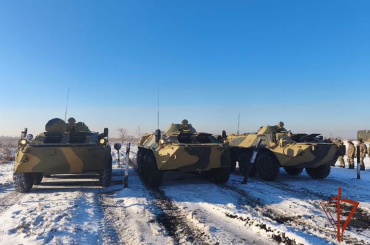 В  Омске завершился выпуск курсантов - водителей БТР