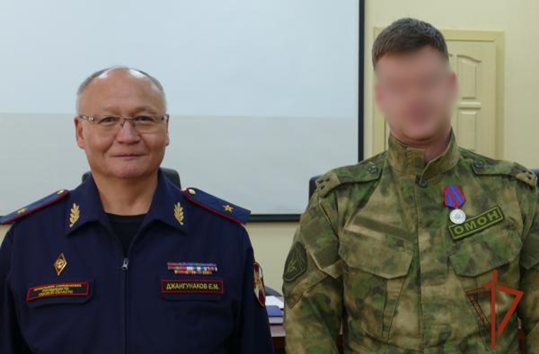 Сотрудники ОМОН «Штурм» Росгвардии удостоены государственных наград в Омске
