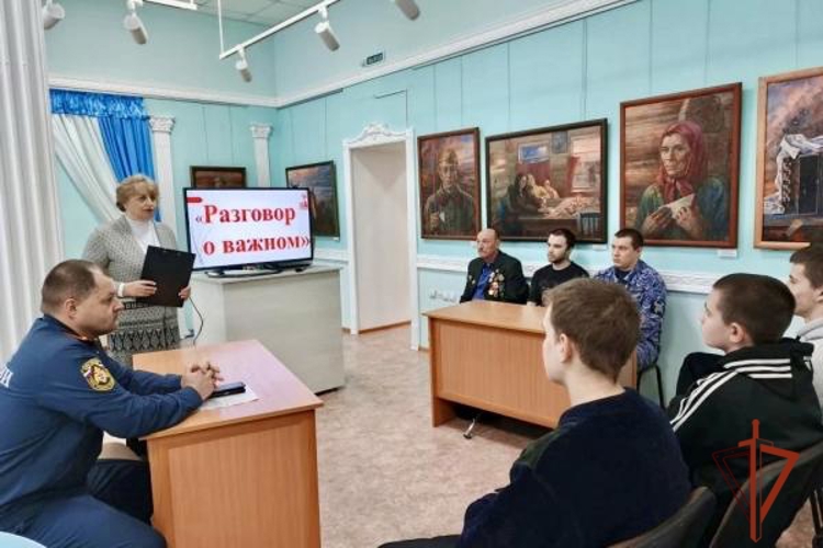 Сотрудник Росгвардии принял участие в проекте «Разговор о важном»: тема — «Герои среди нас»