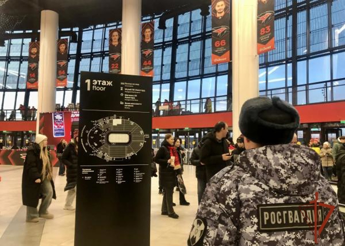 Правопорядок на матчах чемпионата КХЛ в Омске обеспечили сотрудники Росгвардии