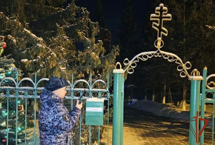 В период рождественских праздников росгвардейцы обеспечили безопасность граждан в Омской области