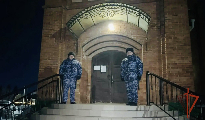 Сотрудники Росгвардии обеспечили безопасность граждан в период празднования Крещения Господня
