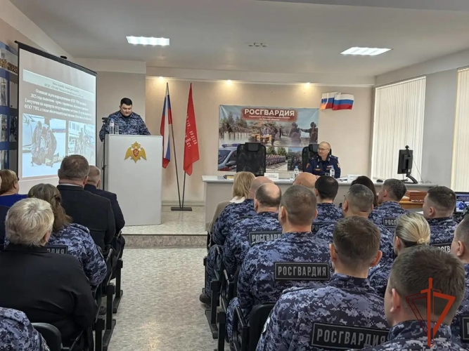  В Управлении вневедомственной охраны Росгвардии по Омской области подведены итоги служебно-боевой и финансово-хозяйственной деятельности за 2025 год