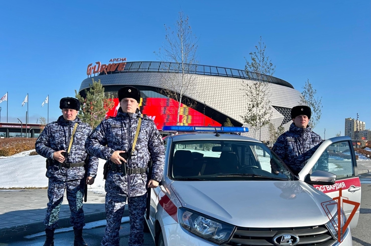 Росгвардия обеспечила правопорядок на матчах КХЛ в Омске