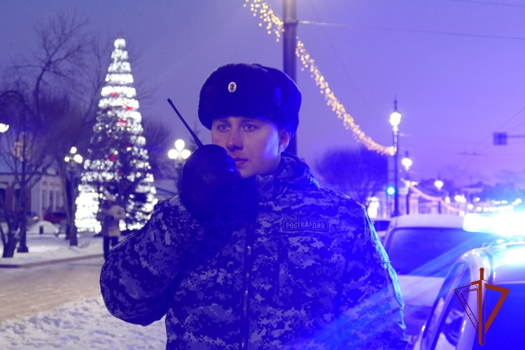 В период новогодних праздников росгвардейцы обеспечили безопасность граждан в Омской области