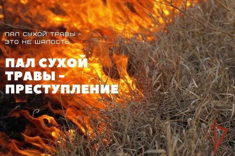 Росгвардия напоминает о мерах пожарной безопасности в весенне-летний период