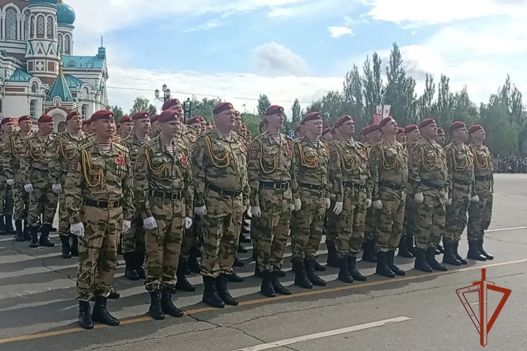  В День Победы руководство и личный состав Росгвардии Омска приняли участие в патриотических мероприятиях