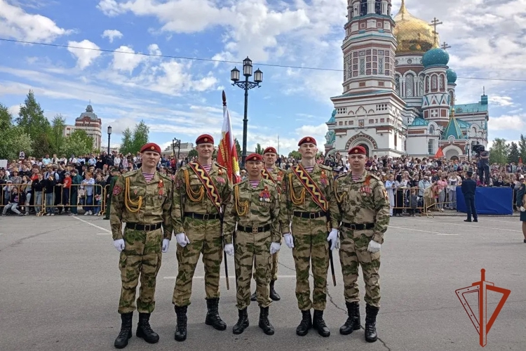  В День Победы руководство и личный состав Росгвардии Омска приняли участие в патриотических мероприятиях