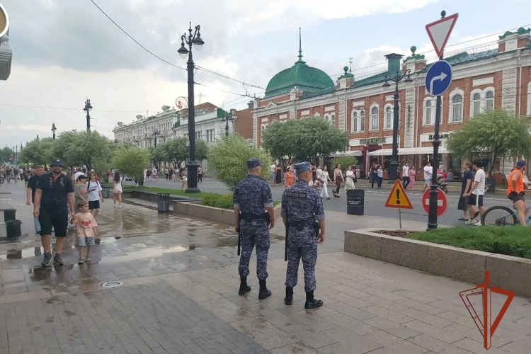 Росгвардейцы приняли участие в обеспечении правопорядка на культурно-массовых мероприятиях в г.Омске и Омской области